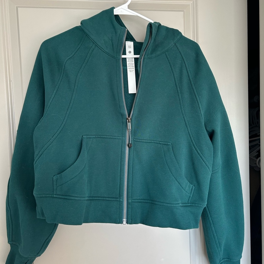 Lululemon Athletica scuba full Zip-Up Jacket with Hood